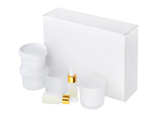 Набор для создания 2-х ароматических свечей: имбирный пряник, рождественская елка (без лого LM)