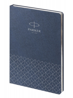 Ежедневник недатированный, синий c нанесением Logo Parker