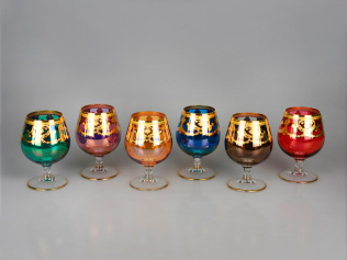 Набор бокалов для вина Караваджо (разноцветный)