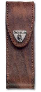 Чехол на ремень VICTORINOX для ножей 111 мм толщиной 4-6 уровней, кожаный, коричневый