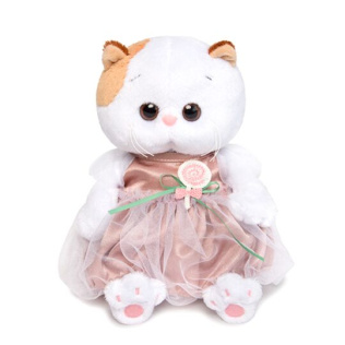 Мягкая игрушка BUDI BASA Кошка Ли-Ли BABY в платье с леденцом 20 см