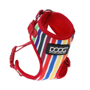 DOOG Шлейка для собак "NEOFLEX SCOOBY", красная, M, 40-56см (Австралия)