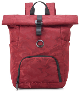 Рюкзак для ноутбука 00391061014 DELSEY CITYPAK 37.5 x 43,5 x 13.5 см красный камуфляж