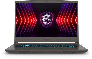 Ноутбук игровой MSI Thin 15 B12VE-2075XRU 15.6", IPS, Intel Core i5 12450H 2ГГц, 8-ядерный, 16ГБ DDR4, 1ТБ SSD,  NVIDIA GeForce  RTX 4050 для ноутбуков - 6 ГБ, без операционной системы, серый космос [9s7-16r831-2075]