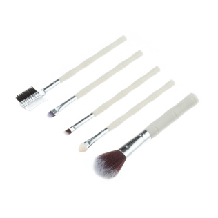 Набор Dewal Beauty косметических кистей /бамбук/ (5шт/уп) 98мм х 175ммм