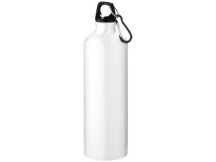 Алюминиевая бутылка для воды Oregon объемом 770 мл с карабином - Белый (P)