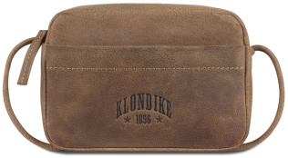 Сумка женская KLONDIKE YUKON «Maya», натуральная кожа в светло-коричневом цвете, 17 х 12 х 4 см