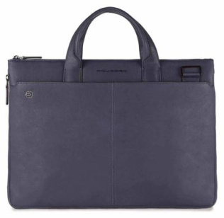Деловая сумка Piquadro Black Square, кожа натуральная, синий [ca4021b3/blu4]