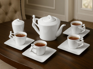 Сервиз Эмоции (белый)