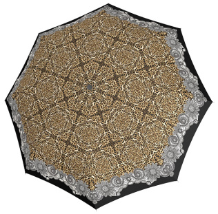 Зонт автоматический Doppler Fiber Magic 3 x 3 x 29 см леопардовый 