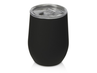Термокружка Vacuum mug C1, soft touch, 370мл, черный