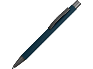 Ручка металлическая soft-touch шариковая Tender, цвет морской волны