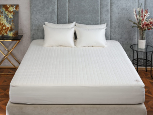 2201604 Наматрасник MATTRESS COTTON DRYSOFT GRASS непромокаемый с юбкой 160х200х40