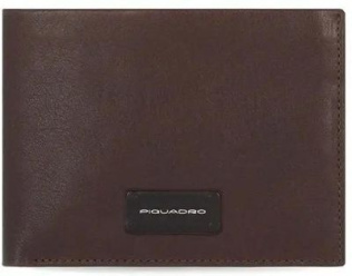 Кошелек мужской Piquadro Harper, кожа натуральная, темно-коричневый  [pu5761apr/tm]
