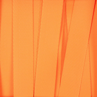 Стропа текстильная Fune 20 M, оранжевый неон, 100 см