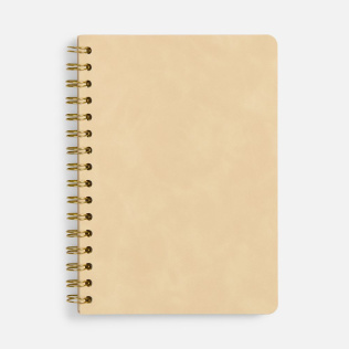 Ежедневник Spiral, недатированный, бежевый