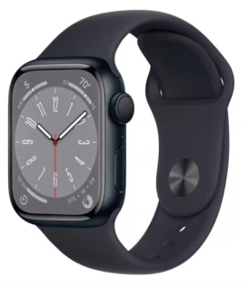 Часы Apple Watch Series 8 GPS 41mm Midnight Aluminium Case with Midnight Sport Band - Regular M/L