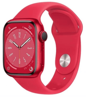 Часы Apple Watch Series 8 GPS 41mm (PRODUCT)RED Aluminium Case with (PRODUCT)RED Sport Band - Regular