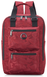 Рюкзак для ноутбука 00391061214 DELSEY CITYPAK 28.5 x 41 x 12.5 см красный камуфляж