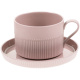 Чайная пара Pastello Moderno, розовая