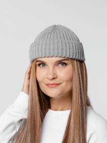 Шапка Hipsta, серебрито-серый меланж