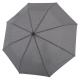 Зонт полуавтоматический 744316701 Doppler Fiber Magic Superstrong 5 x 5 x 29 см серый, клетка 