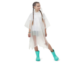 Пончо Hawaii c чехлом детский, белый