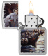 Зажигалка ZIPPO Frank Frazetta с покрытием Street Chrome, латунь/сталь, серебристая, 38x13x57 мм