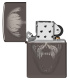 Зажигалка ZIPPO Screaming Monster с покрытием Black Ice®, латунь/сталь, черная, 38x13x57 мм