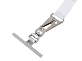 Ланъярд 2,5 см под сублимацию с большим карабином и металлическим держателем для телефона