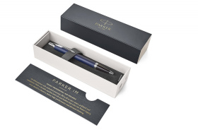 Шариковая ручка Parker IM Metal Matte  Blue CT