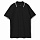 Рубашка поло мужская с контрастной отделкой Practice 270 черная