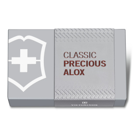 Нож-брелок VICTORINOX Classic SD Precious Alox "Hazel Brown", 58 мм, 5 функций, коричневый