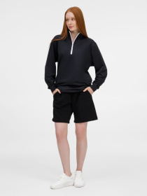 Свитшот на молнии Morfiss, черный