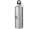 Алюминиевая бутылка для воды Oregon объемом 770 мл с карабином - Серебряный