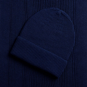 Шапка Nobilis Mono, темно-синяя