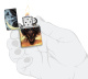 Зажигалка ZIPPO Dragon Design с покрытием Glow In The Dark Green, латунь/сталь, черная, 38x13x57 мм