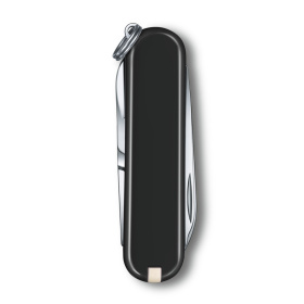 Нож-брелок VICTORINOX Classic SD Colors "Dark Illusion", 58 мм, 7 функций, чёрный