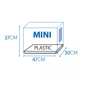 DUVO+ Клетка для собак однодверная "Pet Kennel MINI", серебристая, 47х30х37см (Бельгия)!
