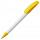 Ручка шариковая Prodir DS3 TPP Special, белая с желтым