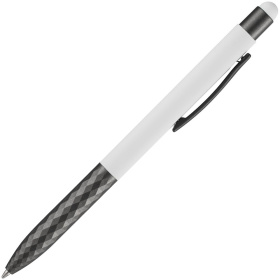 Ручка шариковая Digit Soft Touch со стилусом, белая