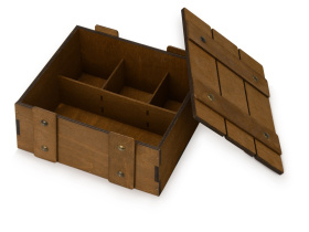 Подарочная коробка деревянная Quadro
