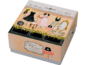 Чайный сервиз Высокая мода (белый, кремовый, разноцветный)