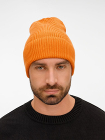 Шапка Nobilis Mono, оранжевая (абрикос)
