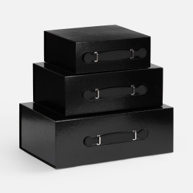 Коробка складная Holdfold, S, черная