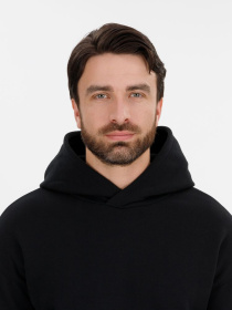 Худи оверсайз унисекс Snuggie, черное