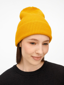Шапка Nobilis Mono, желтая (медовая)
