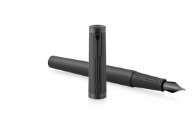 Ручка перьевая Parker "Ingenuity Black BT" перо: F, цвет чернил: blue/black, в подарочной упаковке.