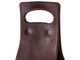 Набор: фартук из натуральной кожи в тубусе, темно-коричневый