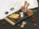Набор для сыра из сланцевой доски и ножей Bamboo collection Taleggio (Р)
